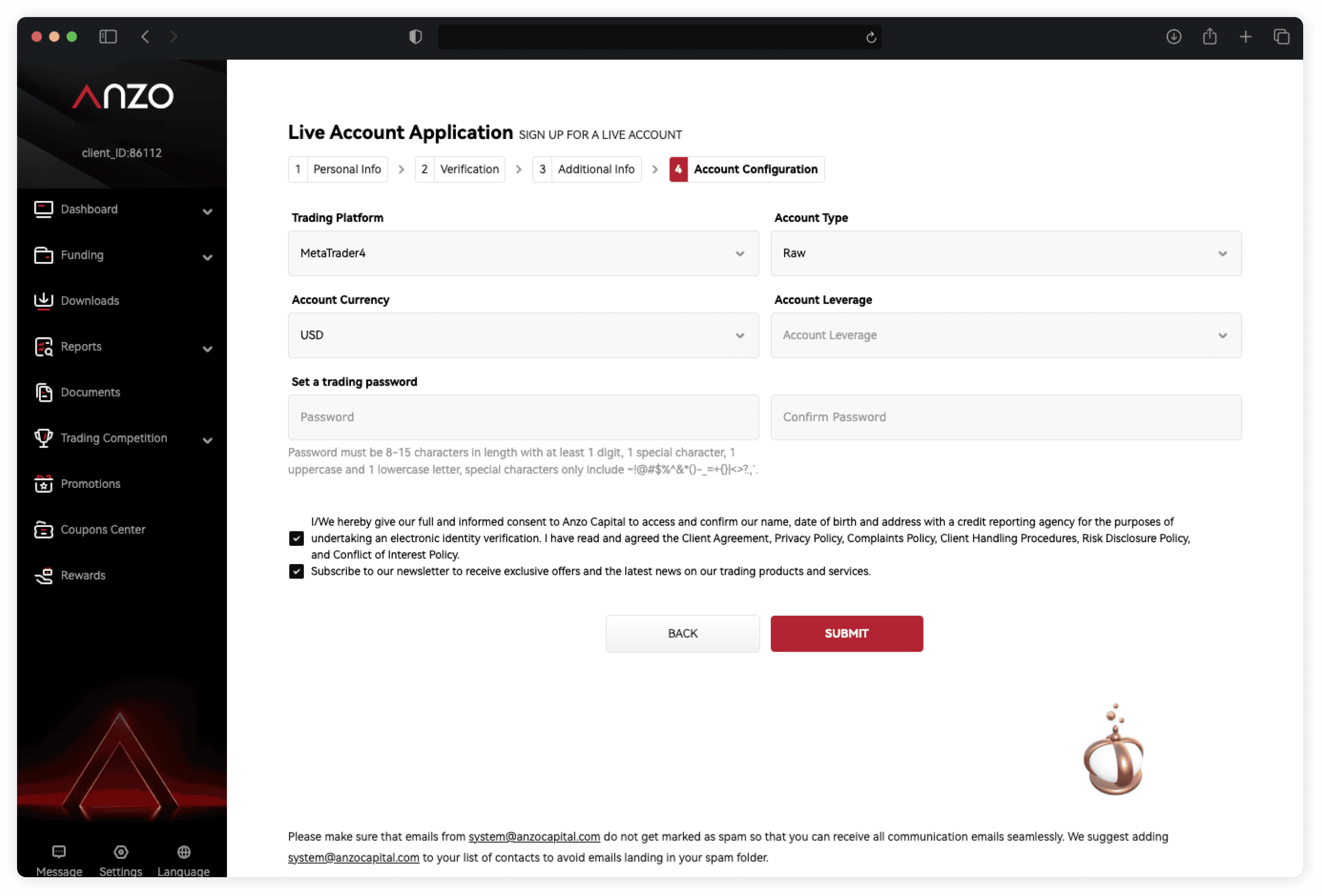 How to Open and Verify Your Account with Anzo Capital